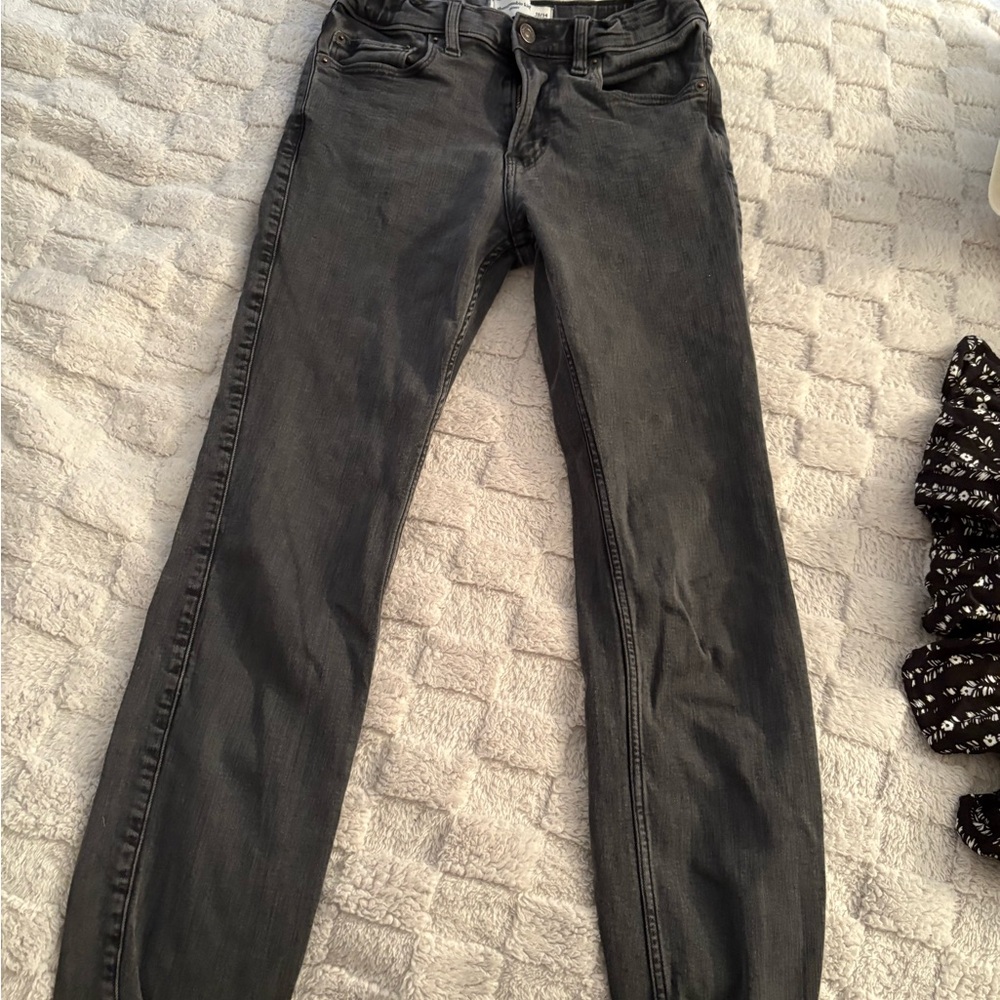 Abercrombie Kids Dark Gray Skinny Jeans